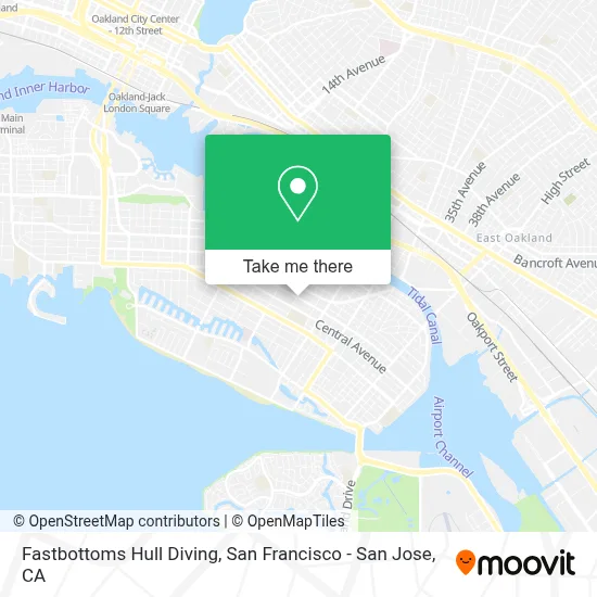 Fastbottoms Hull Diving map