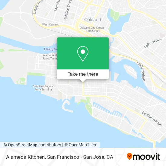 Alameda Kitchen map