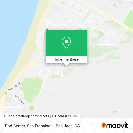 Dod Center map