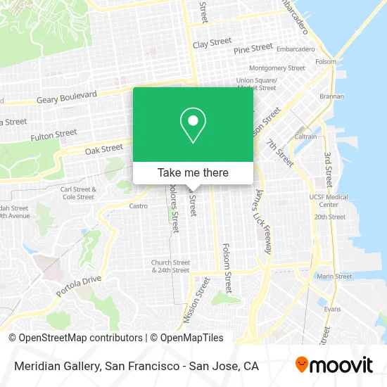 Meridian Gallery map