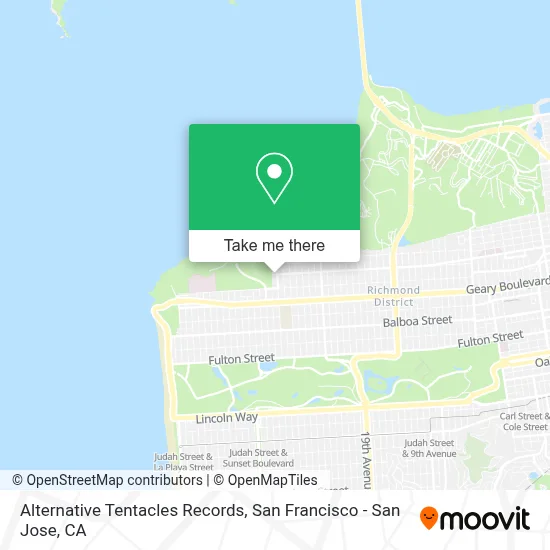 Alternative Tentacles Records map