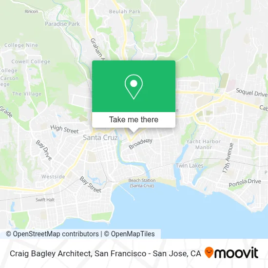 Craig Bagley Architect map