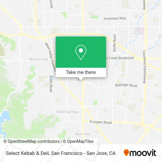Select Kebab & Deli map