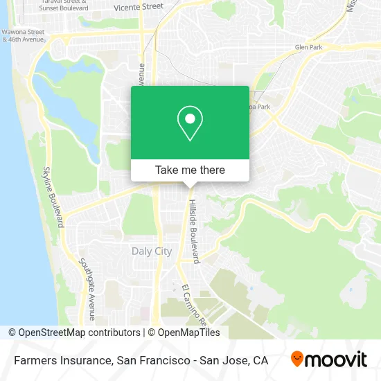 Farmers Insurance map