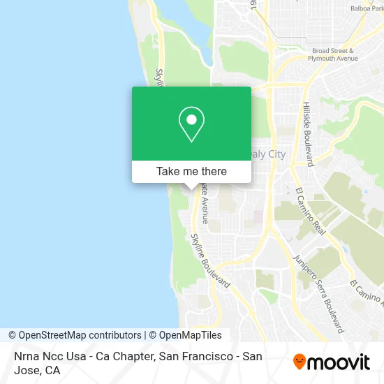 Nrna Ncc Usa - Ca Chapter map