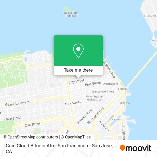 Coin Cloud Bitcoin Atm map