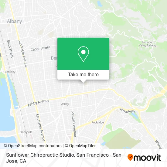 Sunflower Chiropractic Studio map