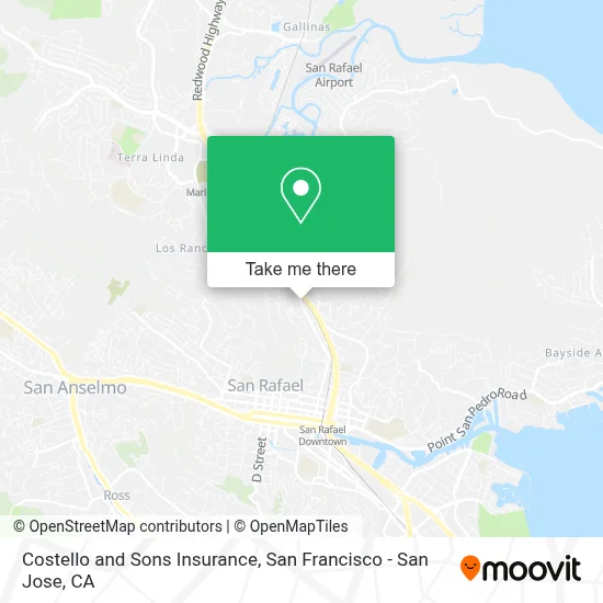 Costello and Sons Insurance map