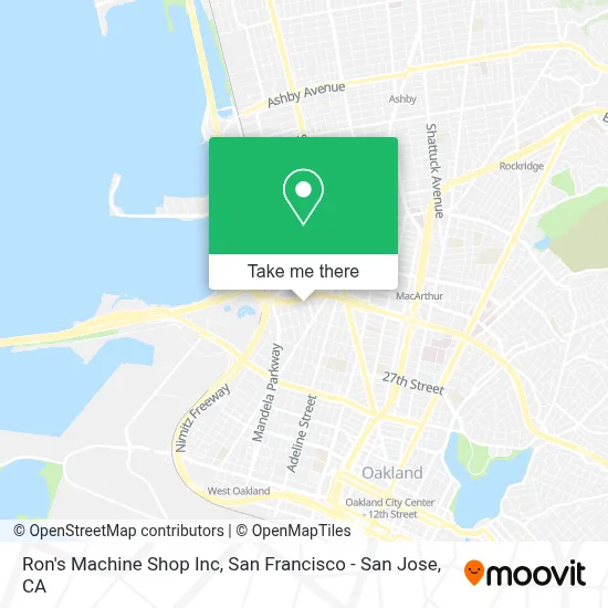 Ron's Machine Shop Inc map