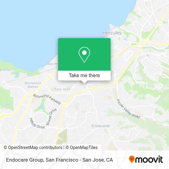 Endocare Group map
