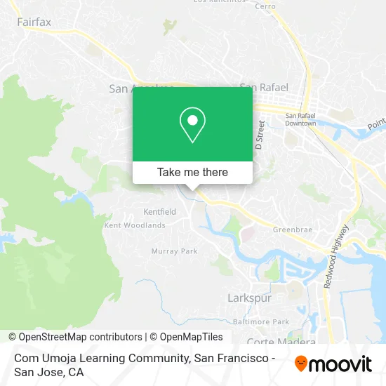 Com Umoja Learning Community map