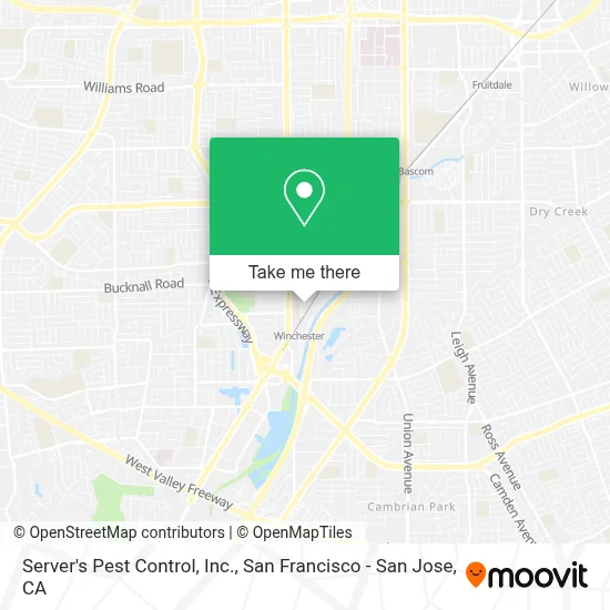 Server's Pest Control, Inc. map