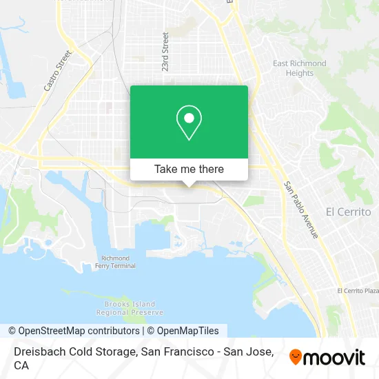 Dreisbach Cold Storage map