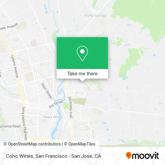 Coho Wines map