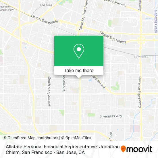 Allstate Personal Financial Representative: Jonathan Chiem map