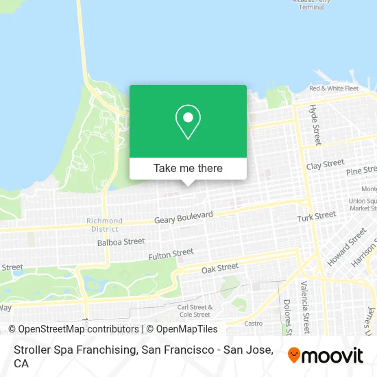 Stroller Spa Franchising map