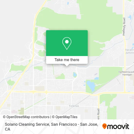Solano Cleaning Service map