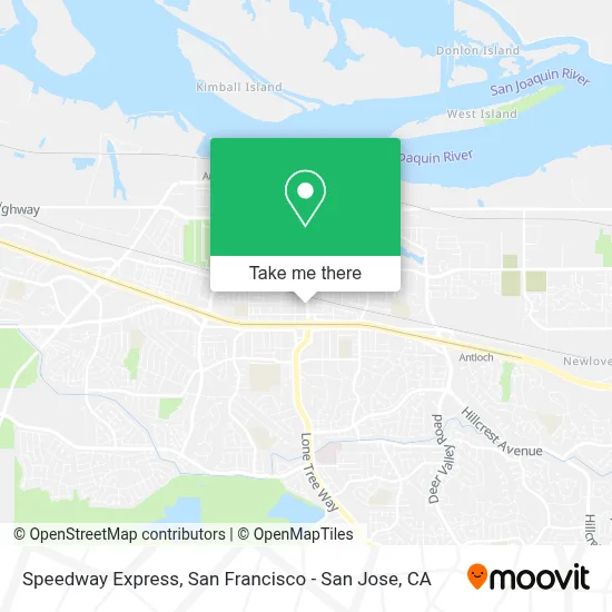 Speedway Express map