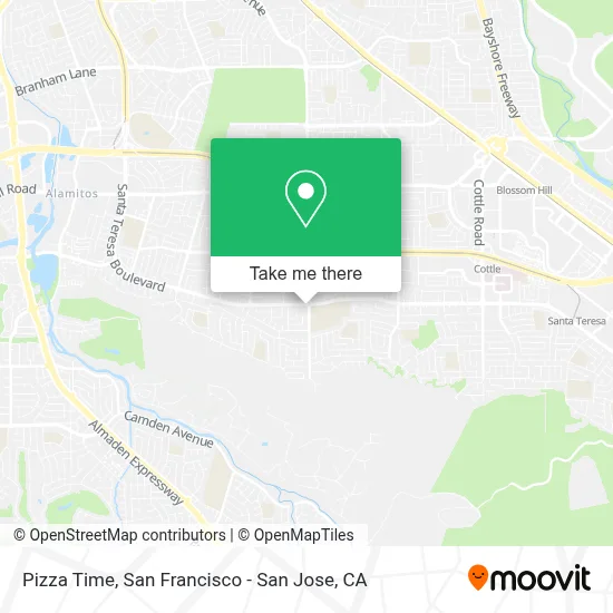 Pizza Time map