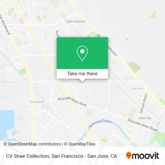 CV Shae Collection map
