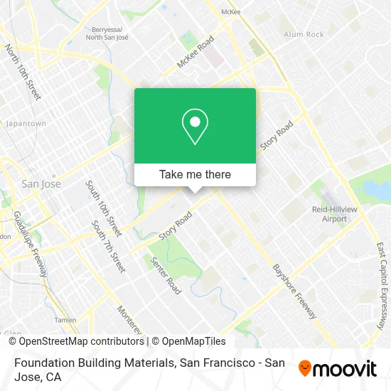 Foundation Building Materials map