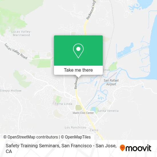 Safety Training Seminars map