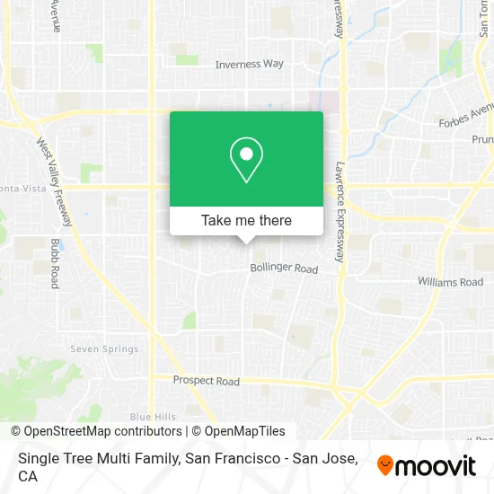 Single Tree Multi Family map