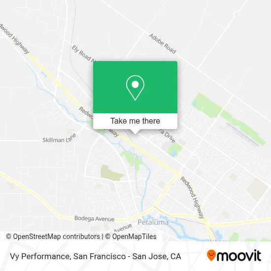 Vy Performance map