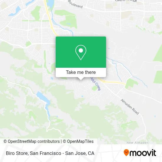 Biro Store map