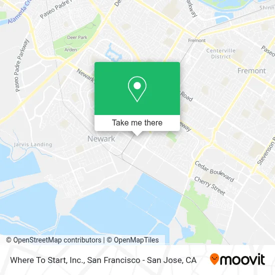 Where To Start, Inc. map