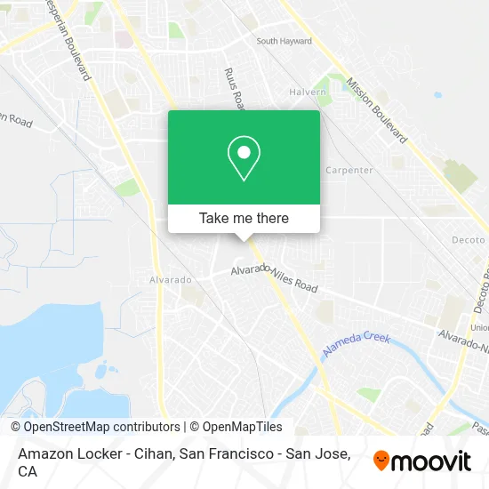Amazon Locker - Cihan map