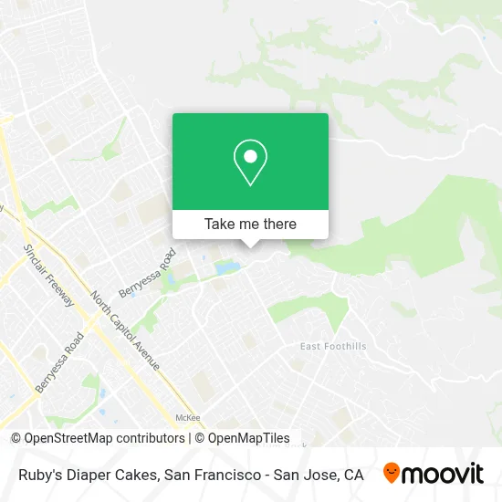 Ruby's Diaper Cakes map