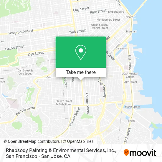 Rhapsody Painting & Environmental Services, Inc. map