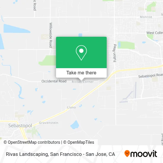 Rivas Landscaping map