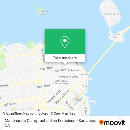 Manchanda Chiropractic map