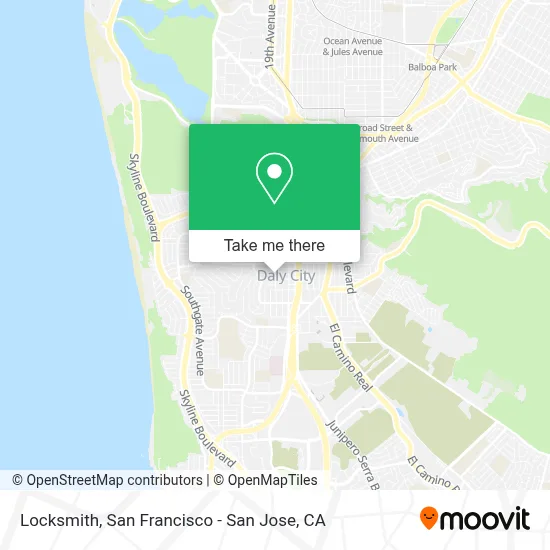 Locksmith map