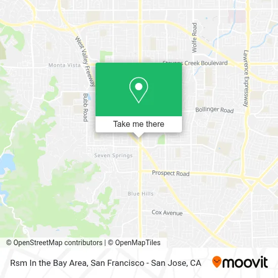 Rsm In the Bay Area map