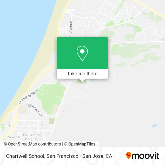 Chartwell School map