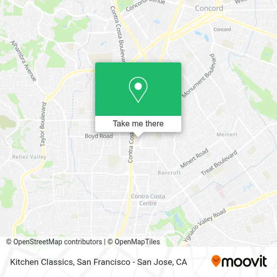 Kitchen Classics map