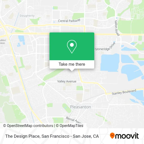 The Design Place map