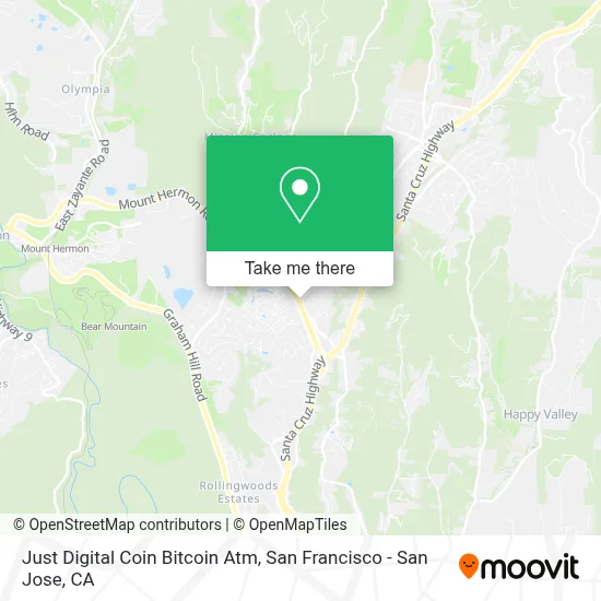 Just Digital Coin Bitcoin Atm map