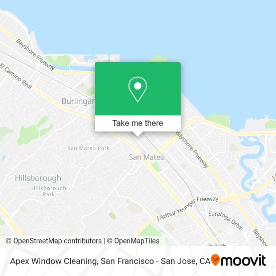 Apex Window Cleaning map