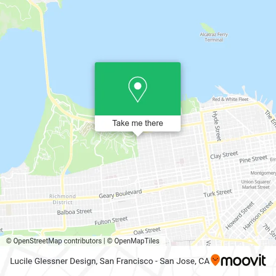 Lucile Glessner Design map