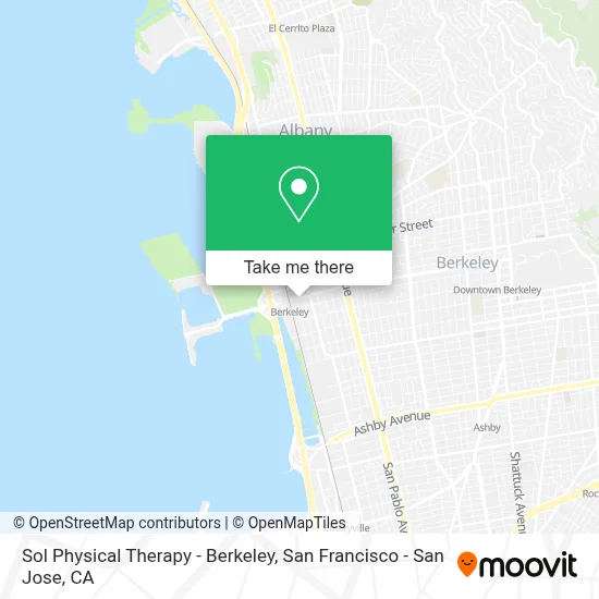 Sol Physical Therapy - Berkeley map