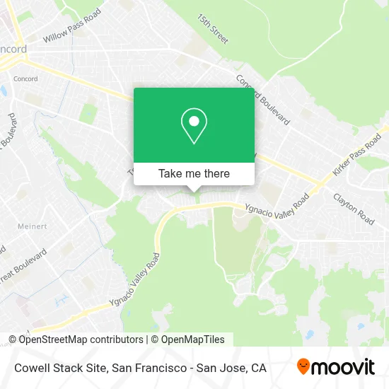 Cowell Stack Site map