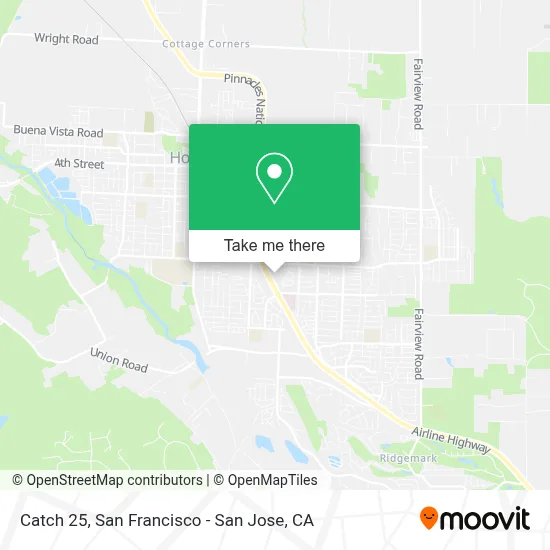 Catch 25 map