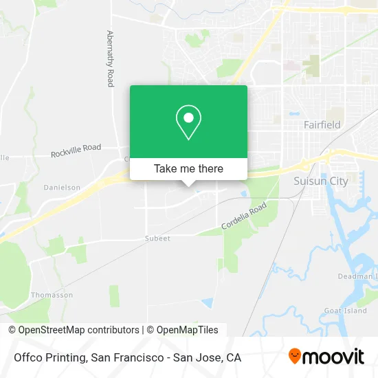 Offco Printing map