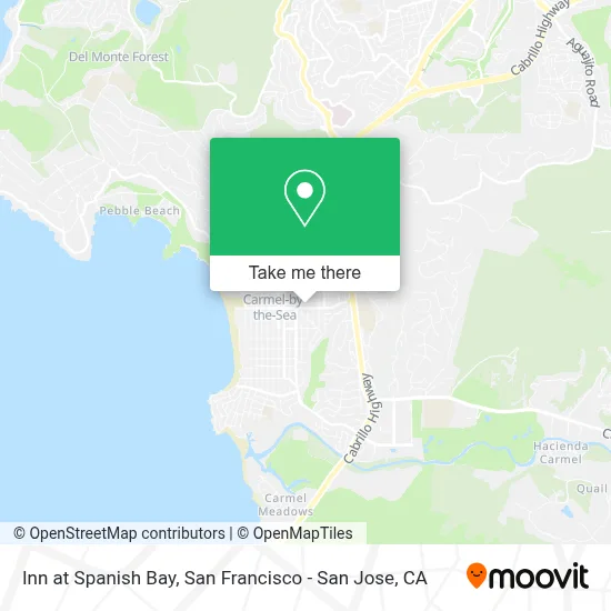 Inn at Spanish Bay map