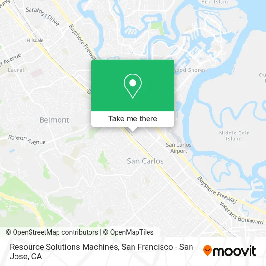 Resource Solutions Machines map
