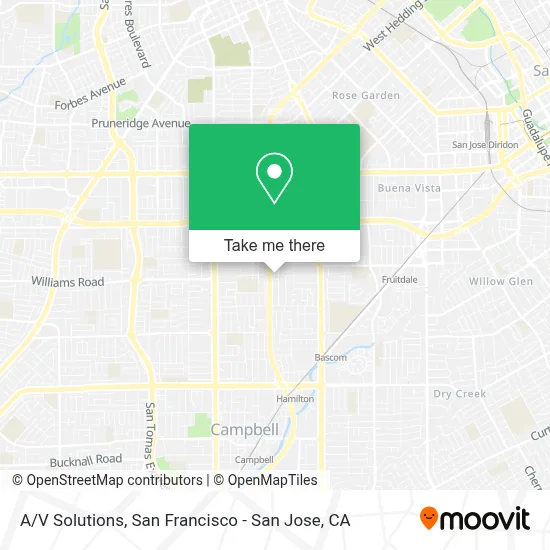 A/V Solutions map
